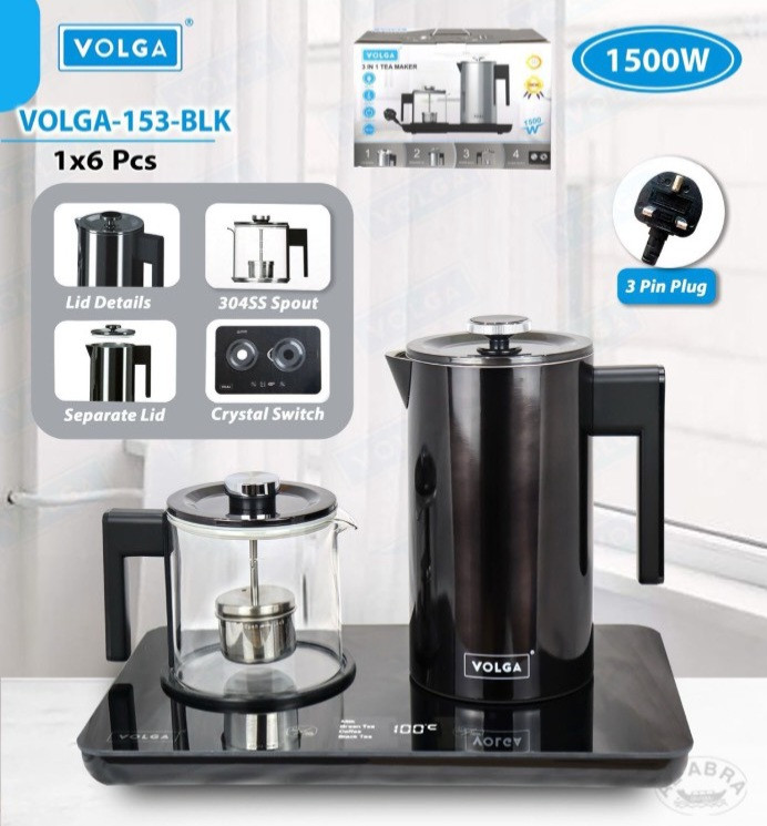 چای ساز ولگا مدل 153 blk
